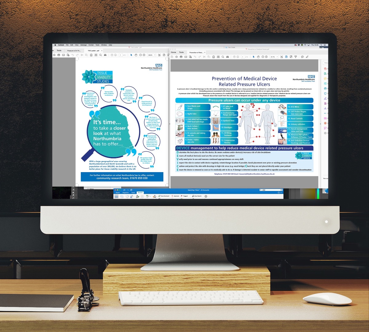NORTHUMBRIA NHS Brand work